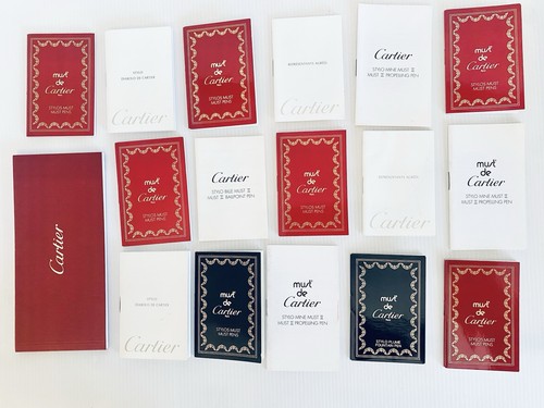 Cartier lotto libretti - cartier,