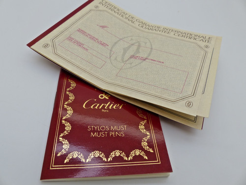 Cartier stylos pen papers must - stylos,