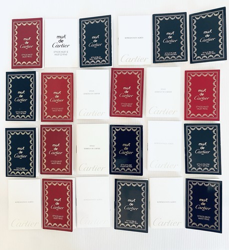 Cartier lotto libretti - cartier, 24